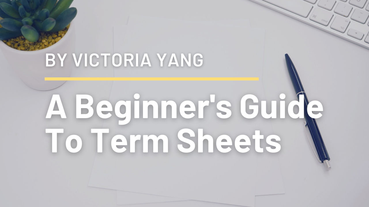 A Beginner's Guide To Term Sheets